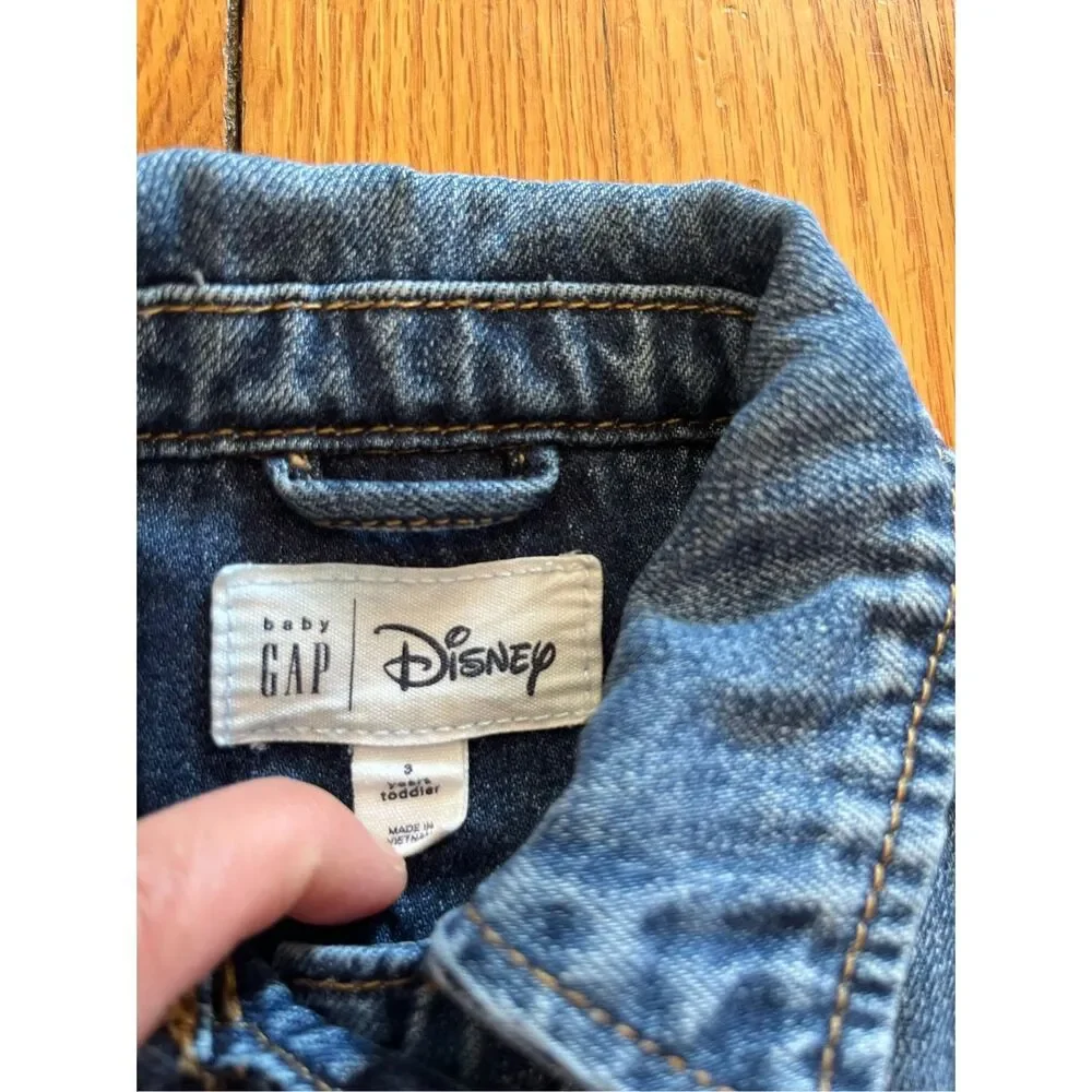 Minnie Gap Disney jeans‎ jacket toddler girls 3 yrs old